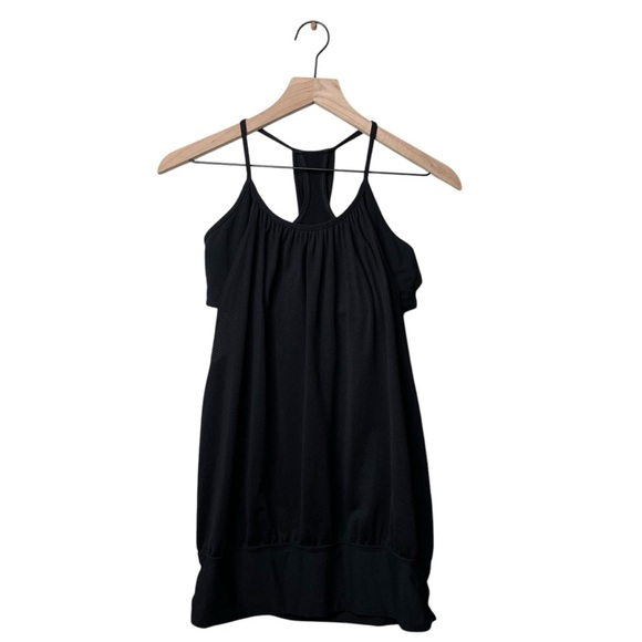 Lululemon No Limits Tank Workout Top Built In Sport Bra Flowy Size 6 - Picture 3 of 13